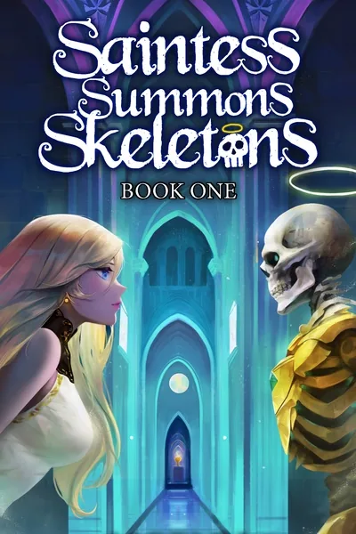 Cover of Saintess Summons Skeletons