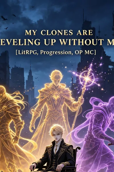 Cover of My Clones are Leveling Up Without Me [LitRPG, Progression, OP MC]