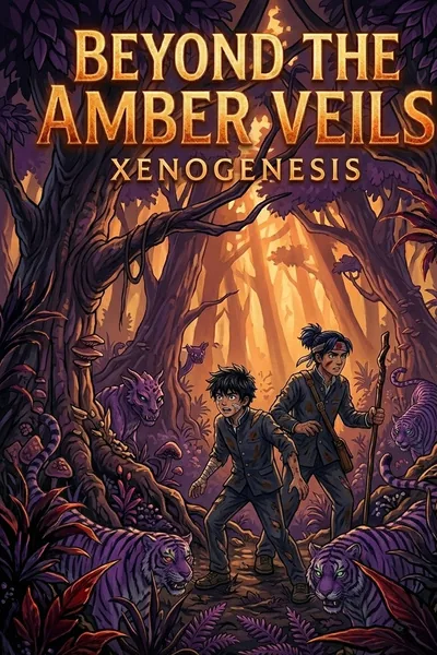 Cover of Beyond The Amber Veils: Xenogenesis.