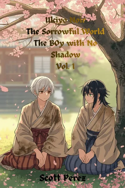 Cover of Ukiyo Noir The Sorrowful World: Black & White Vol. 2