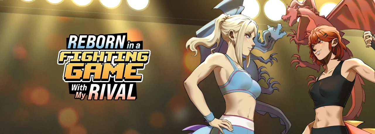 Cover of Reborn in a Fighting Game with My Rival