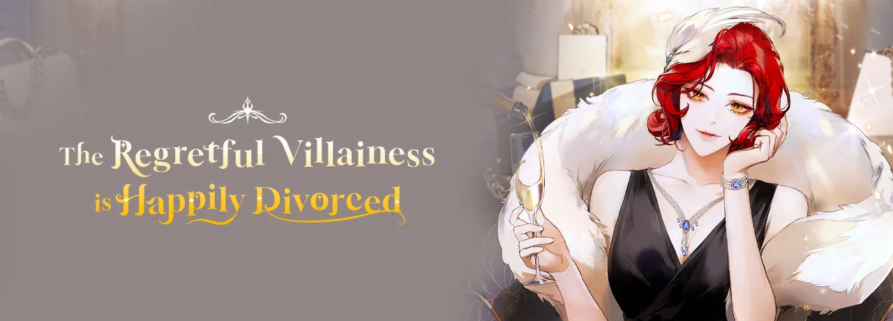 Cover of The Regretful Villainess is Happily Divorced