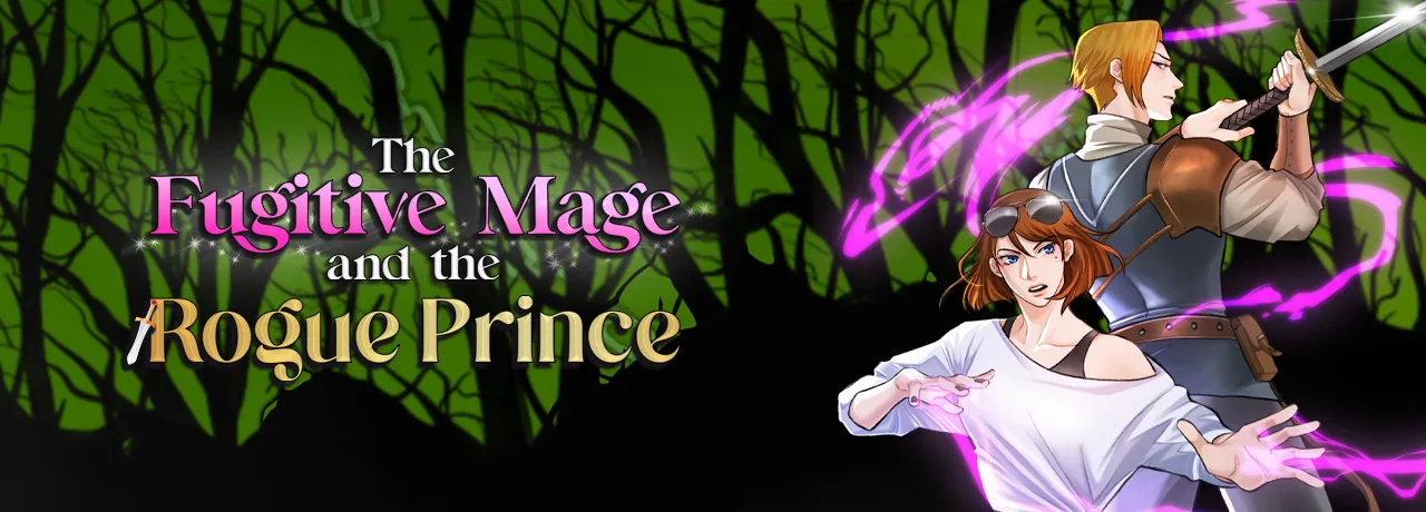 Cover of The Fugitive Mage and the Rogue Prince