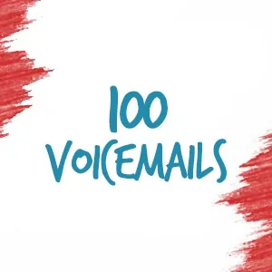Cover of 100 Voicemails