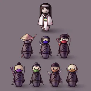 Cover of Shirayuki and the Seven Ninjas