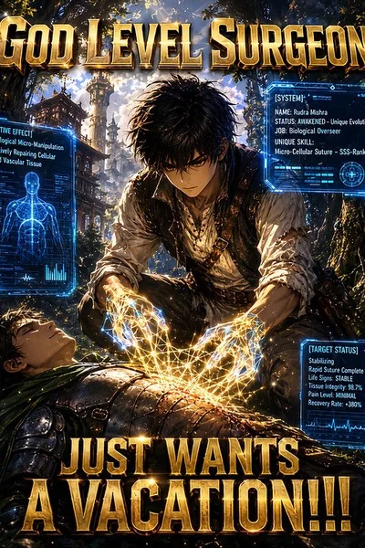 Cover of God Level Surgeon Just Wants A Vacation!!