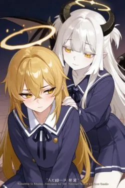 Cover of The Unhappy Angel of the Useless Succubus