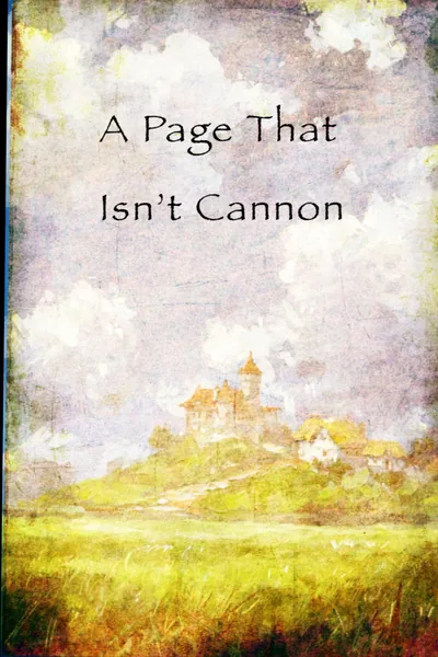 Cover of A page that isn’t Canon