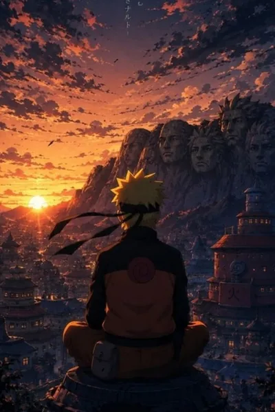 Cover of Naruto: The Novelist Who Changed Konoha village