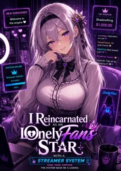 Cover of I Reincarnated as a LonelyFans Star with a Streamer System