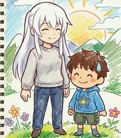 Cover of Reincarnated Without a Cheat, I Adopted the Former Hero as My Mom