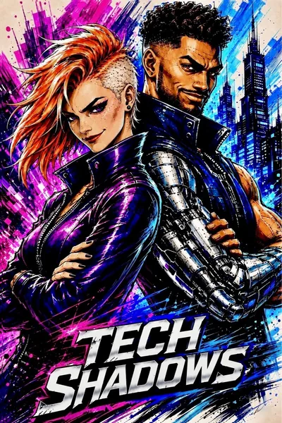 Cover of Tech Shadows [Gender Bender ◆ Telepathy ◆ Cybernetics]