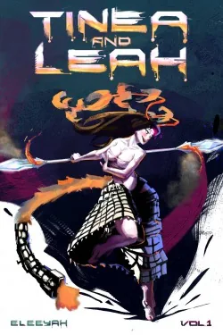 Cover of Tinea and Leah [Cyberpunk, Alien Incursions, Murder and Mayhem, Sapphic Romance (WLW)]