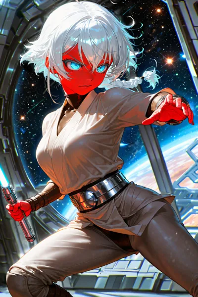 Cover of A Young Girl's War Between the Stars [Youjo Senki/Star Wars]
