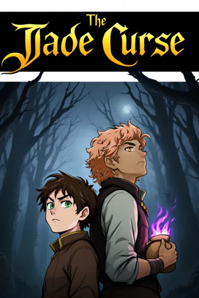 Cover of The Jade Curse [BOOK ONE COMPLETE] a Fantasy Isekai