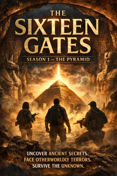 Cover of The Sixteen Gates -The Pyramid