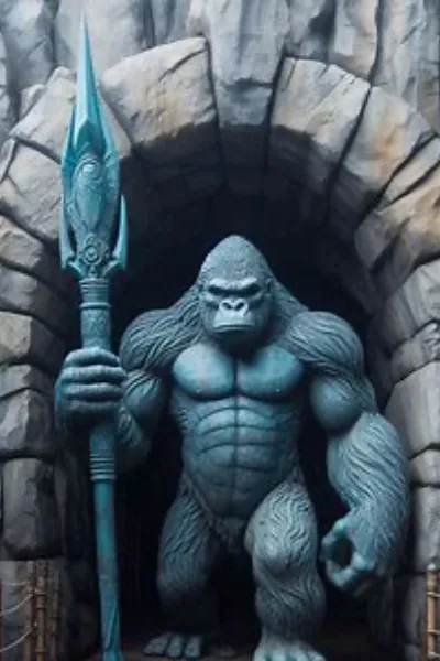 Cover of Monkey of Stone: Dungeon Destruction - A golemancy story