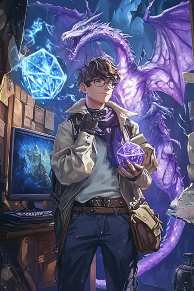 Cover of Luck of the Dice (A Former Dungeon-Master's LITRPG)