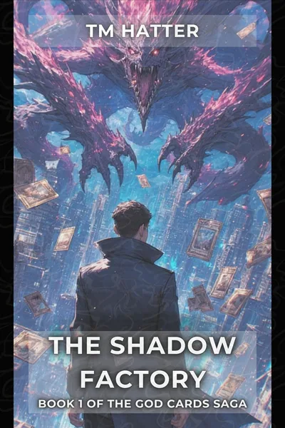 Cover of The Shadow Factory - Book 1 of the God Cards Saga [DECK BUILDER]