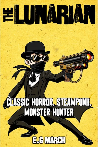 Cover of The Lunarian [Classic Horror, Steampunk, Monster Hunter, Historical Fantasy in the Gilded/Victorian Age]