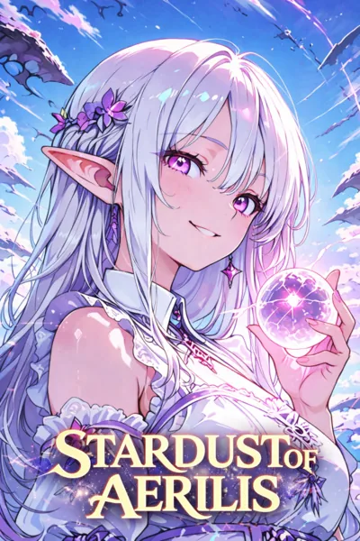 Cover of Stardust of Aerilis: The Strongest Mage Is My Problem Now [WEAK TO OP ARCHMAGE] ]