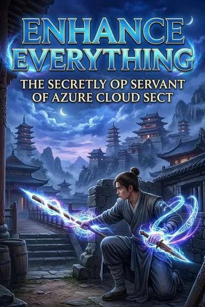 Cover of Enhance Everything: The Secretly OP Servant of Azure Cloud Sect