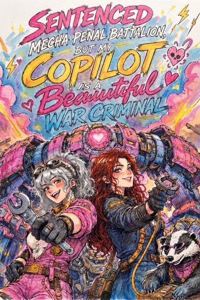 Cover of Bunny Lovelace: Sentenced to the Penal Mecha Battalion, But my Copilot is a Beautiful War Criminal [Yuri, Mecha]