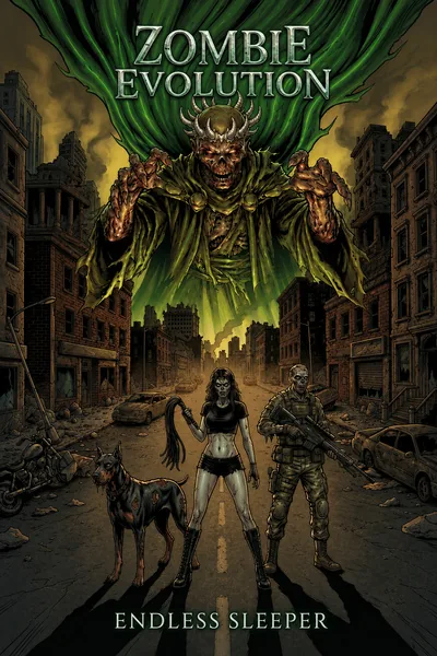 Cover of Zombie Evolution (OP Villain MC, system invasion apocalypse LITRPG)