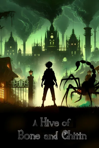 Cover of A Hive of Bone and Chitin [A Biomancy and Hivemind Litrpg Adventure]