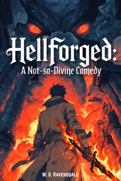 Cover of Hellforged: A Not-so-Divine Comedy [Sys-Apoc, LitRPG, Progression]