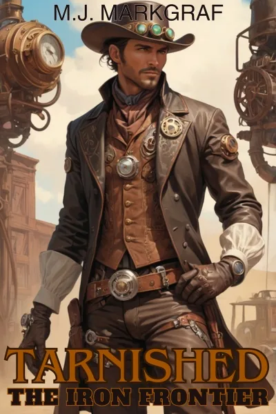 Cover of Tarnished: The Iron Frontier (Steampunk Western)