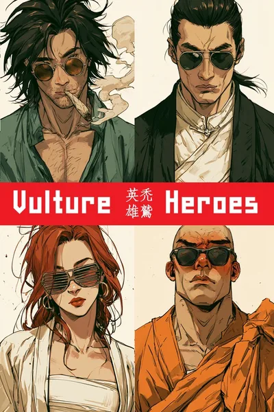 Cover of Vulture Heroes Vol. 2, Celibate Courtesan [Self-Destructive Cultivation/Wuxia]