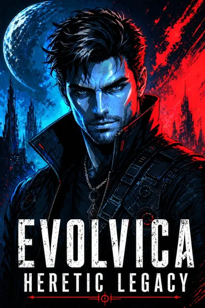 Cover of Evolvica: Heretic Legacy [LitRPG Progression Sci-Fantasy]
