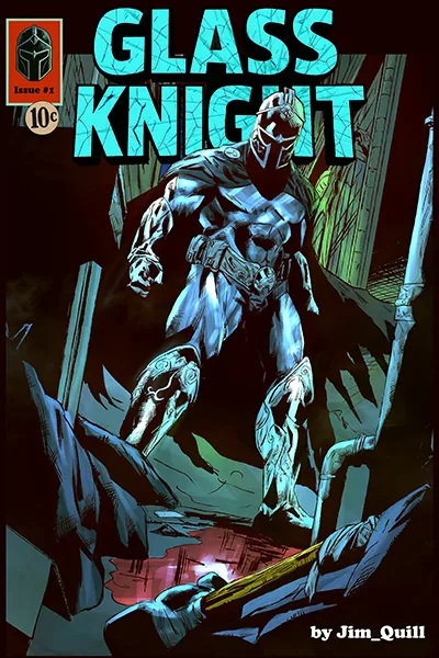 Cover of Glass Knight - A Superhero Progression Story