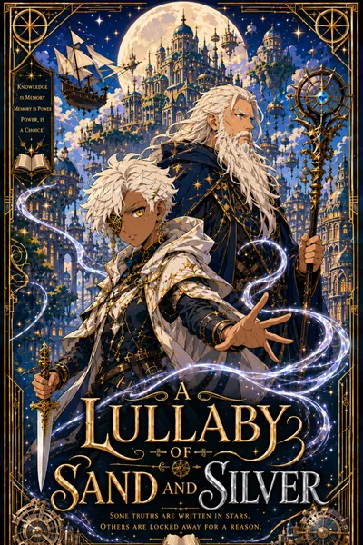 Cover of A Lullaby of Sand and Silver - Book 1-3 COMPLETED [Cozy but Dangerous Fantasy + Coming-of-Age + Character-Driven]