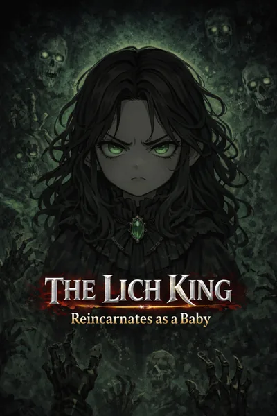 Cover of The Lich King Reincarnates as a Baby