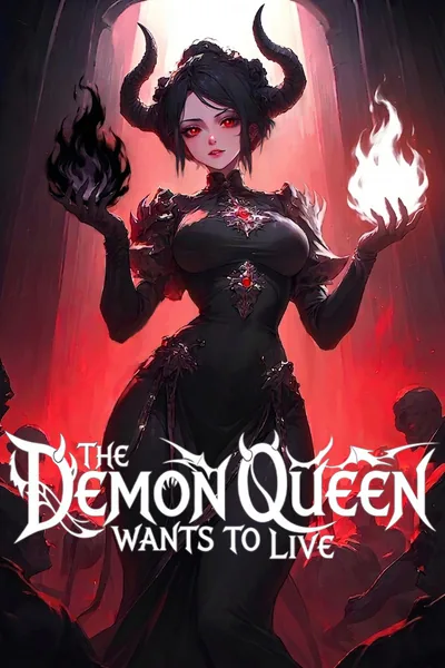 Cover of The Demon Queen Wants To Live. [Yuri, Progression Fantasy]