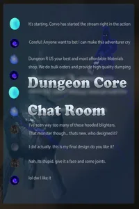 Cover of Dungeon Core Chat Room.