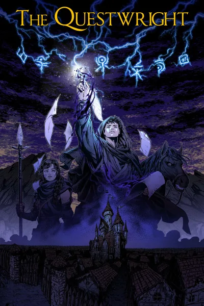 Cover of The QuestWright: A LitRPG Quest Management Saga: Book 1 Complete