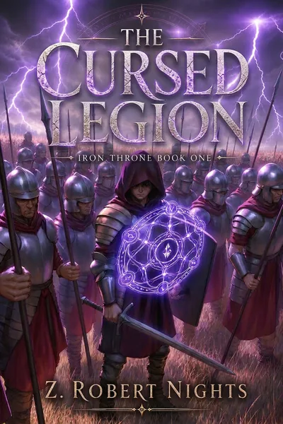 Cover of The Cursed Legion: Iron Throne Series - A Roman Skill Merger LitRPG