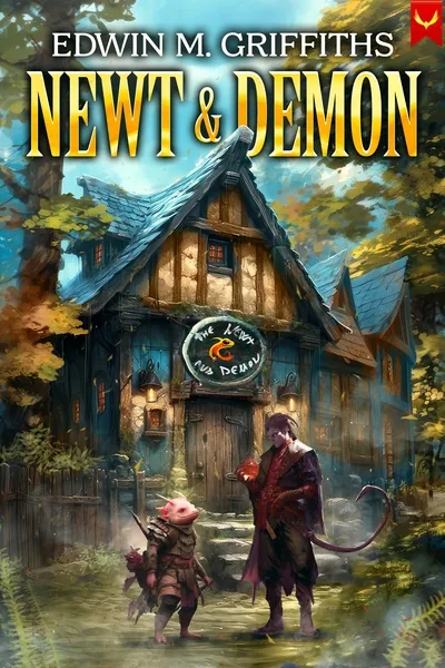 Cover of The Newt and Demon (STUBBED!) (Cozy alchemy slice of life with townbuilding)