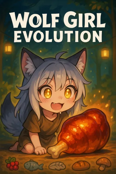 Cover of Wolf Girl Evolution [Tails, Teeth, and Too Much Food!]
