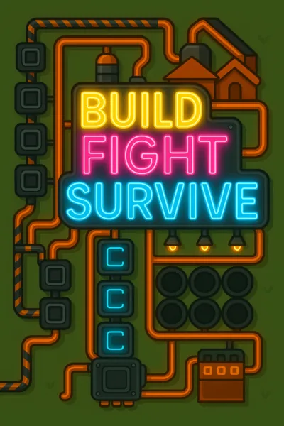 Cover of Build. Fight. Survive. [A Crafting/Factory builder Litrpg] Book 2 complete!