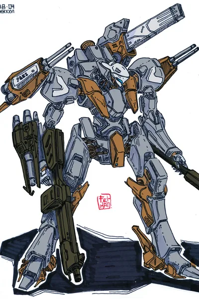 Cover of Ten Thousand Fleets [Mecha, Space Opera, Academy]