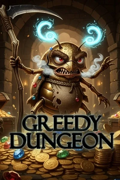 Cover of Greedy Dungeon (A Meanspirited Monetary Dungeon Core Lit-Rpg)