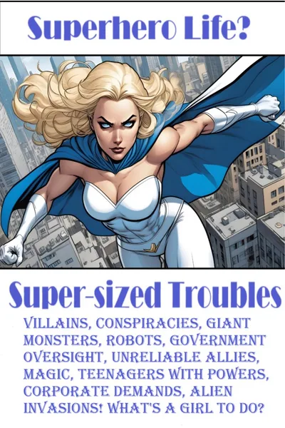 Cover of Superhero life? Super-Sized troubles!