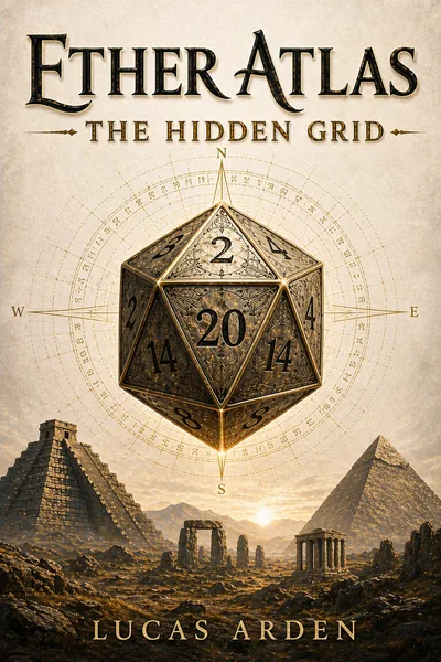 Cover of Ether Atlas - The Hidden Grid [litRPG, System Apocalypse, Ancient Mysteries]