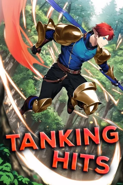 Cover of Tanking Hits [I Level When I Get Hit in the Balls]
