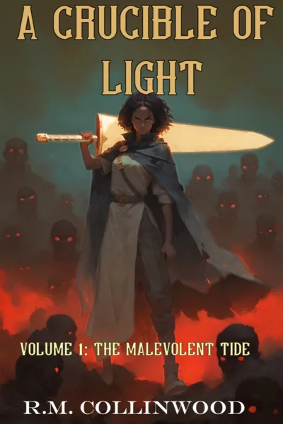 Cover of A Crucible of Light [EPIC PROGRESSION FANTASY]