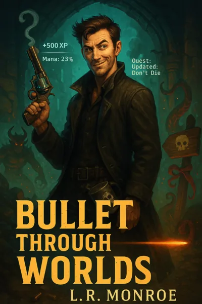 Cover of Bullet Through Worlds: Pistols and Portals [Isekai, LitRPG, Pew-Pew]